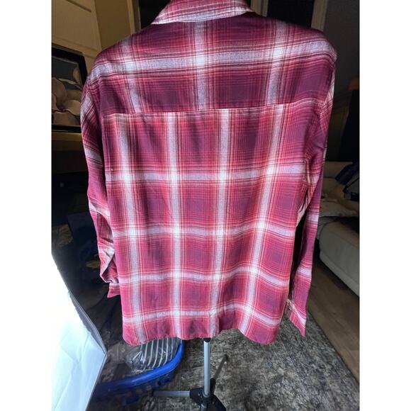 Jachs New York NWT Girlfriend classic plaid button down collar shirt Wmn Sz XL - Picture 3 of 8